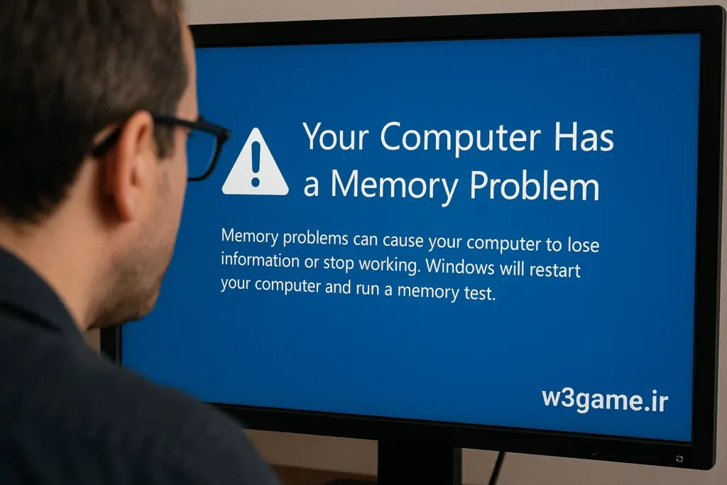 خطای Your Computer Has a Memory Problem
