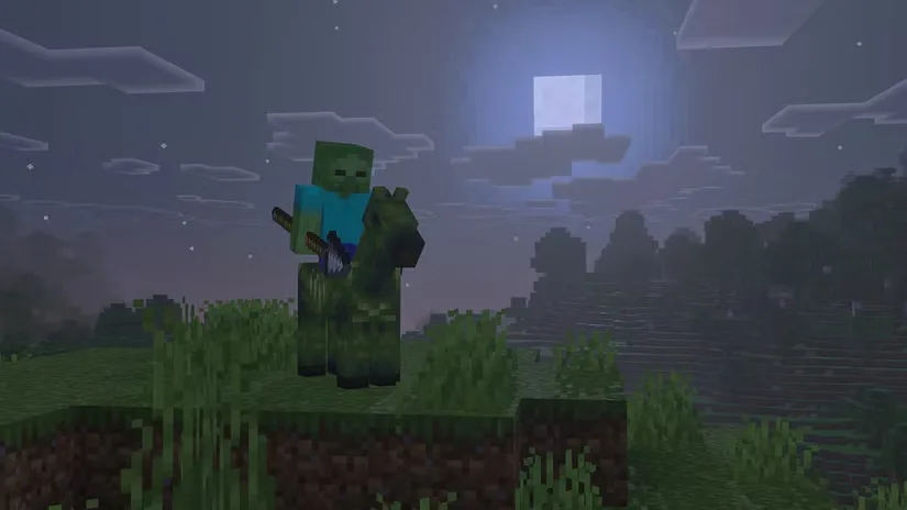 zombie-with-spear-on-zombie-horse-mounts-of-mayhem-update-minecraft