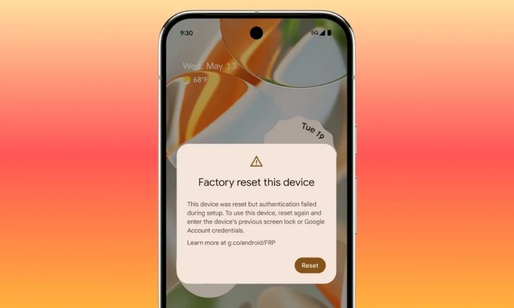 FRP (Factory Reset Protection)