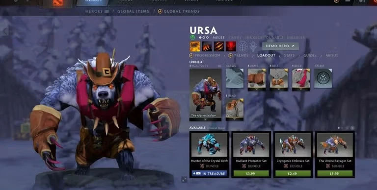 Legacy Alpine Stalker Ursa Set – گرانترین ست هیرو