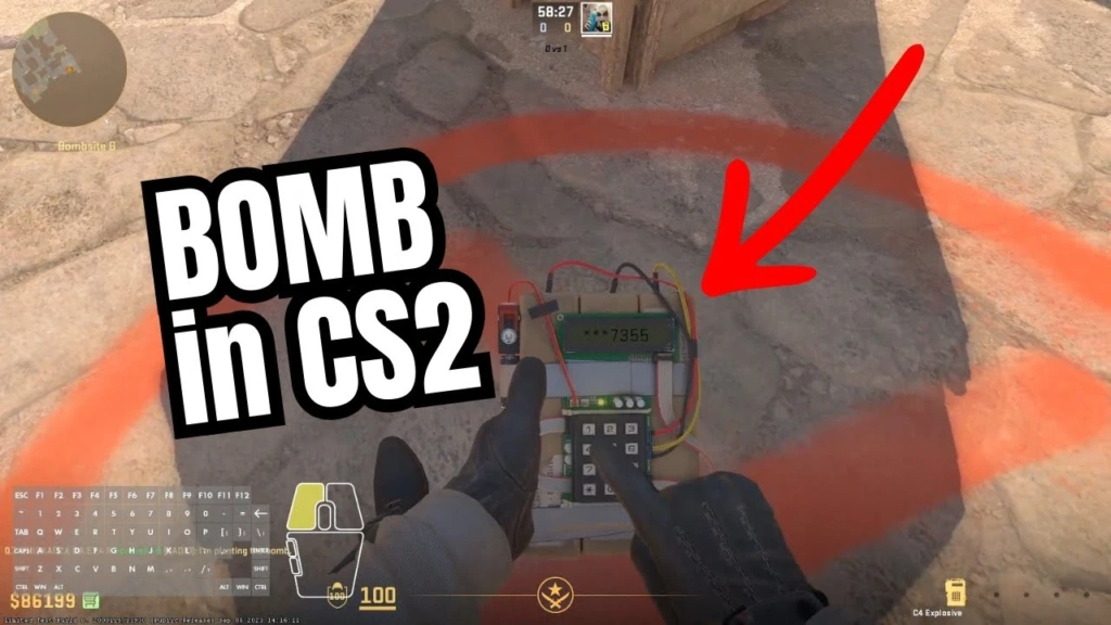 بمب گذاری در بازی CS2