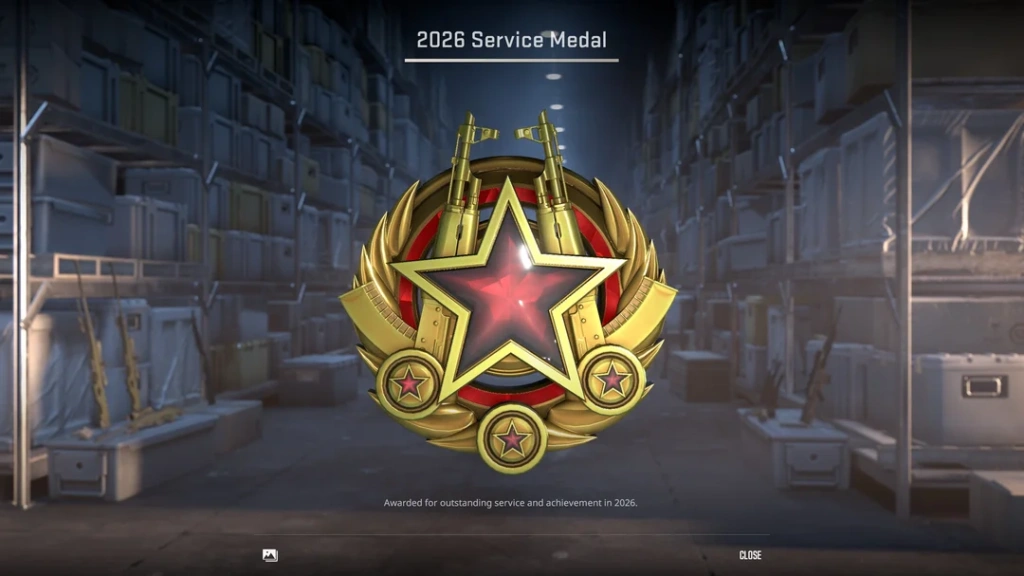 سرویس مدال سال 2026 CS2