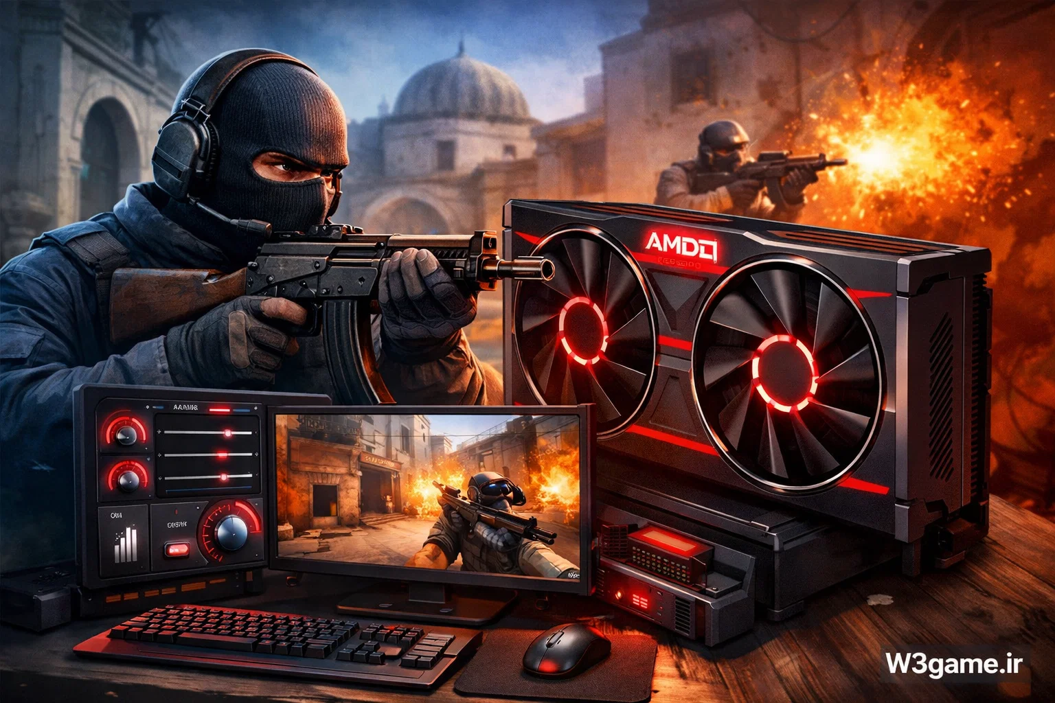 بهترین تنظیمات کارت گرافیک AMD برای CS2 (کاهش لگ، افزایش FPS و کمترین Input Lag)