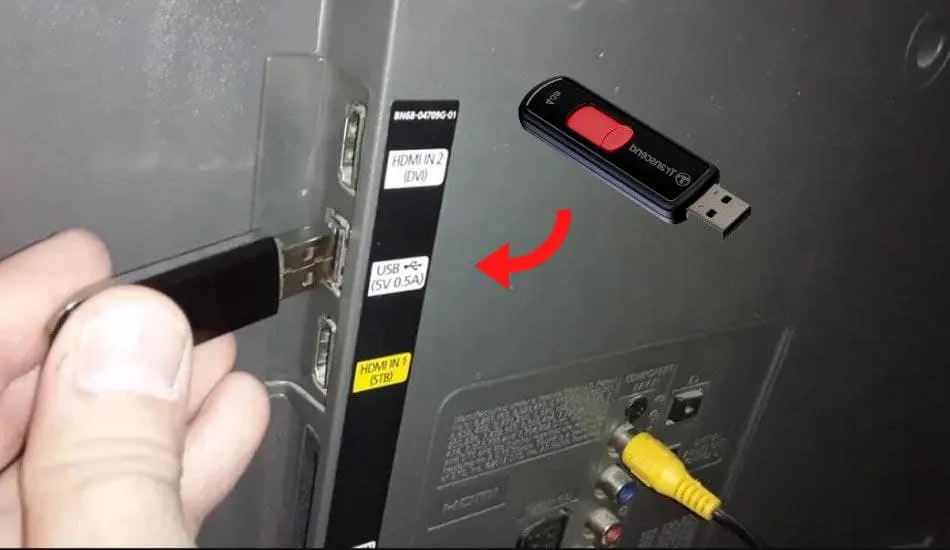 پورت usb تلویزیون