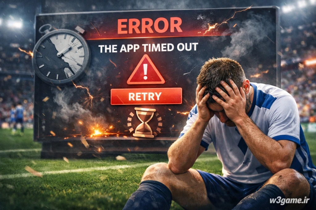 رفع خطای The App Timed Out در FC26