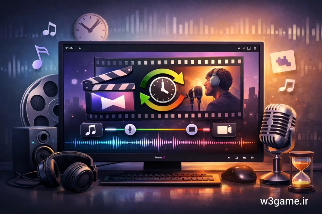 تنظمیم صدا Audio Sync