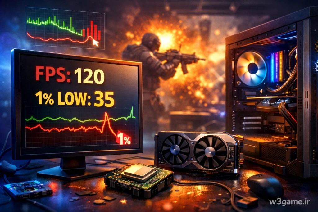 low 1% (یا 1% Low) در گیمینگ