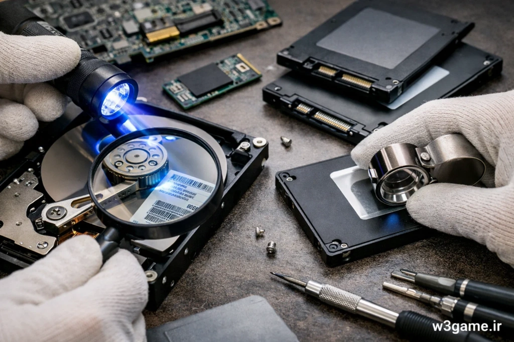 نحوه تشخیص اصل بودن هاردهای HDD و SSD دست دوم