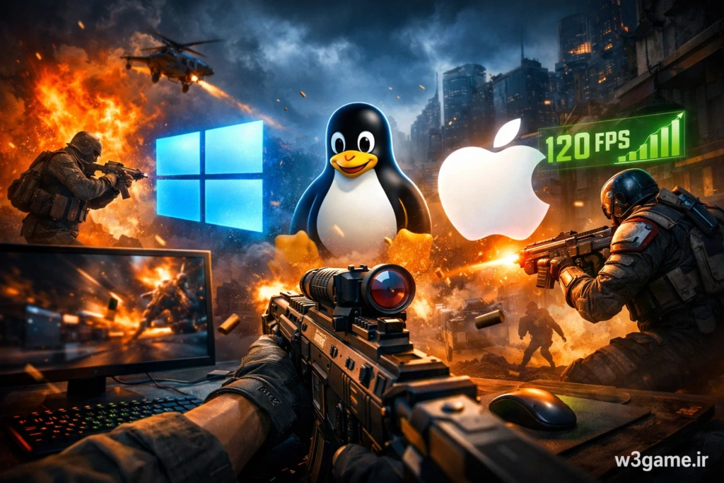 بهترین سیستم عامل برای fps